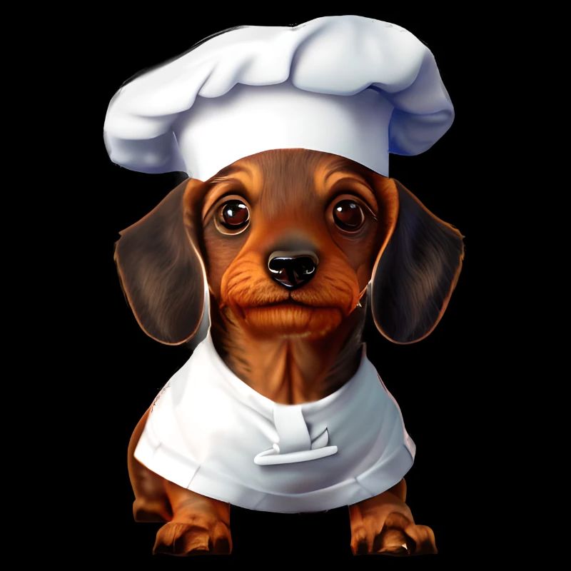 Dachshund Gastronom Hund Kochen Hunde Dackelwelpe