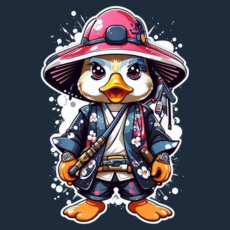 Quack-tastic Samurai Adventures: Cute Samurai Duck