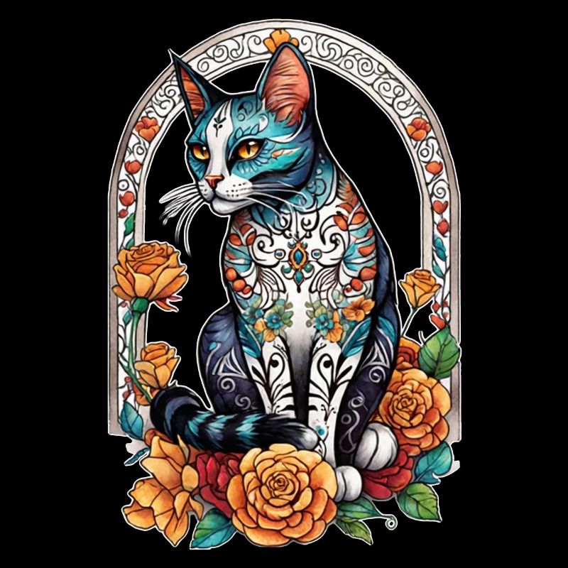 Cat Mexico - Dia de los Muertos