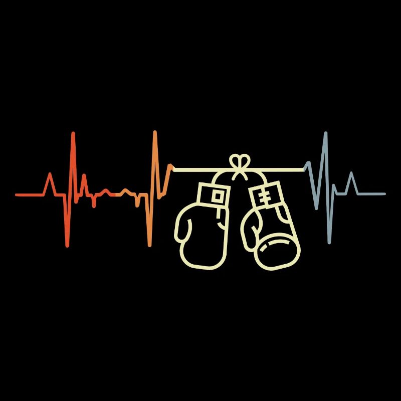 Vintage Boxer Cardiogram