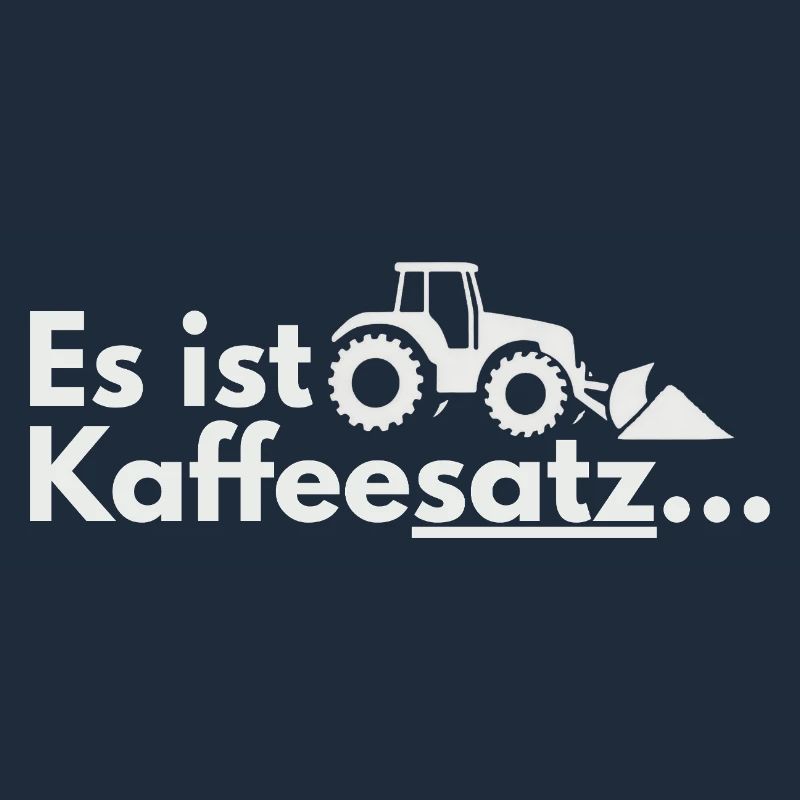 Kaffee-Ernte Traktor Motiv