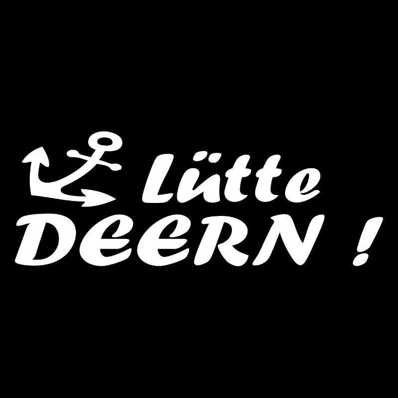Lütte Deern - plattdeutsch norddeutsch Anker