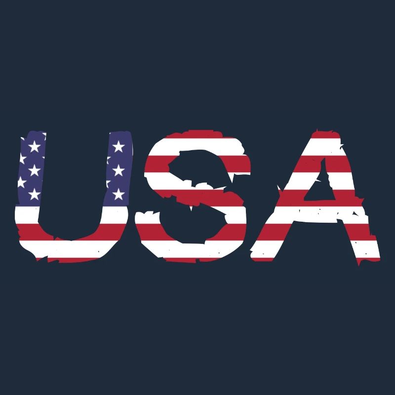 Les États-Unis aux couleurs du drapeau américain drapeau