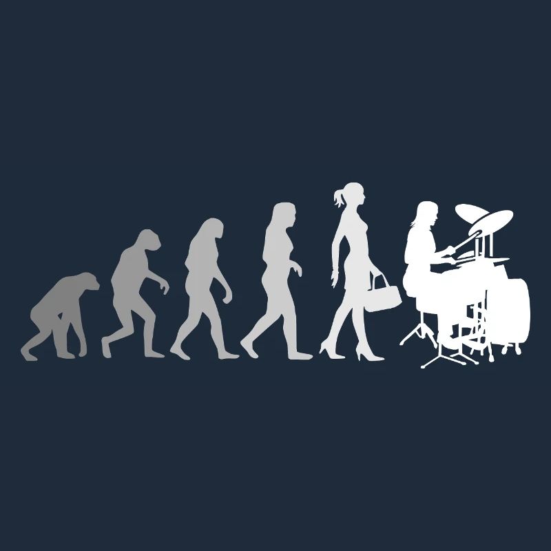 Evolution Schlagzeugerin Percussionniste