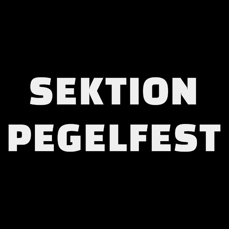 Sektion Pegelfest – Für kollektive Feierkultur.