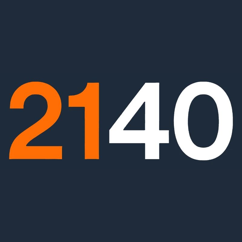 Bitcoin 2140 Fixed Supply Typography