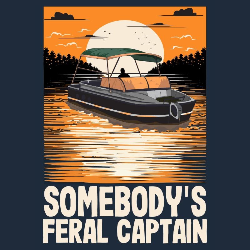 Somebody's Feral Captain Grumpy Pontoon King