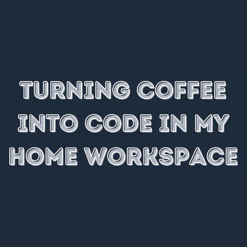 le café en code dans mon cadeau Home Workspace