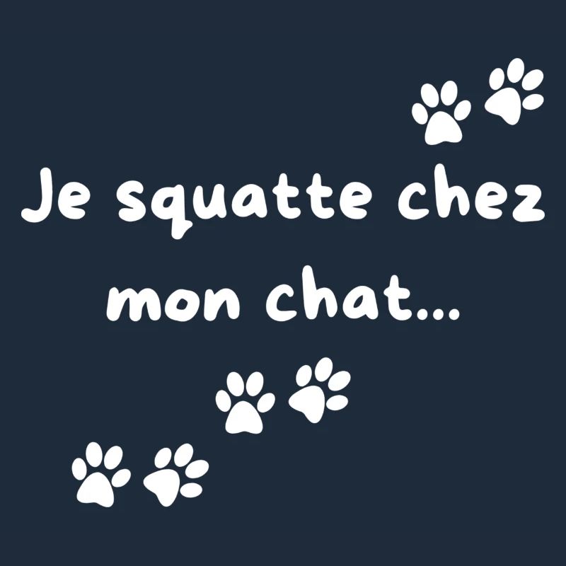 Je squatte chez mon chat