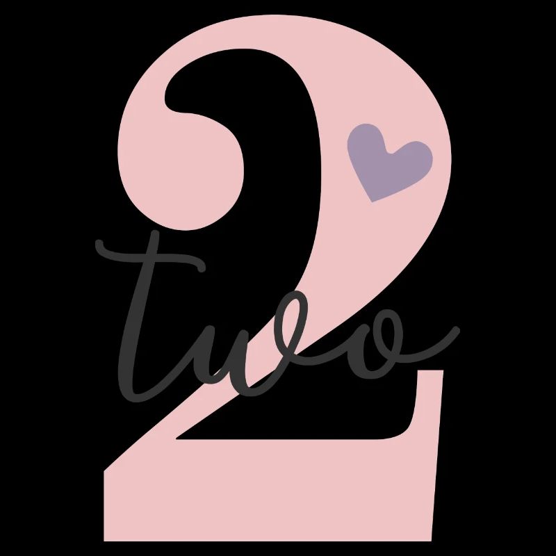 2. Geburtstag Zwei Two