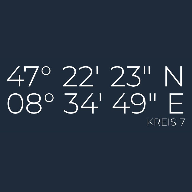 Coordinates District 7 Zurich
