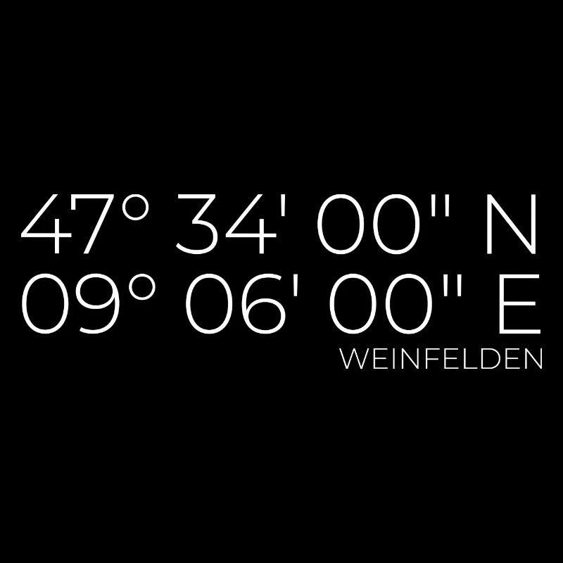 Coordinates Weinfelden, Switzerland