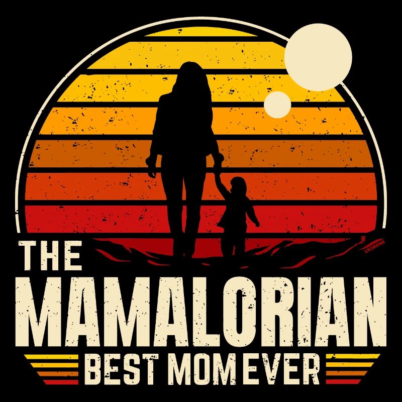 Der MAMALORIAN - Mama - Vintage Orange