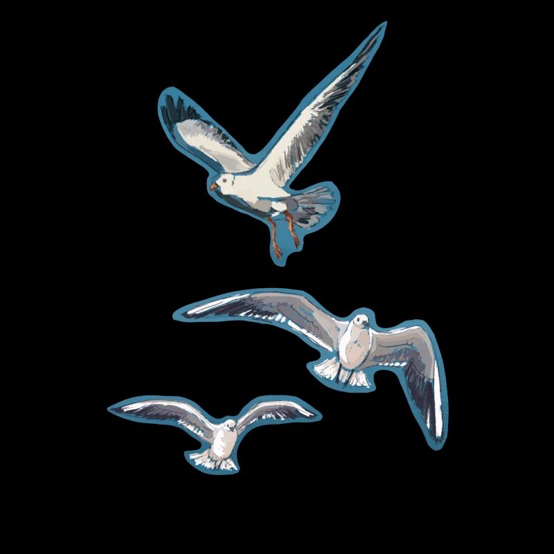 Abstract Seagulls