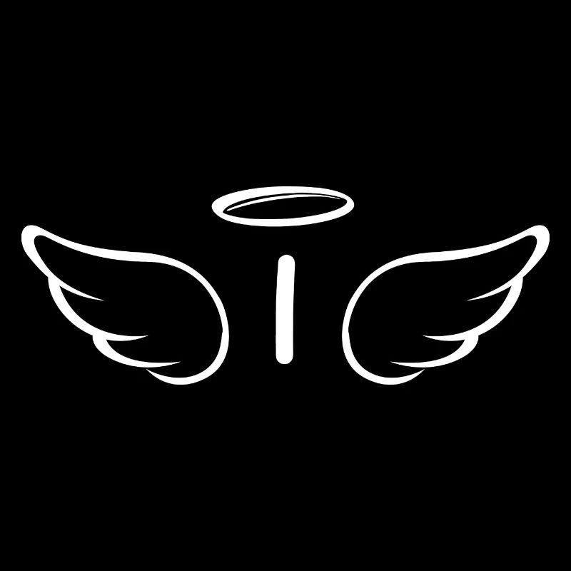 Lettre i ailes d’ange