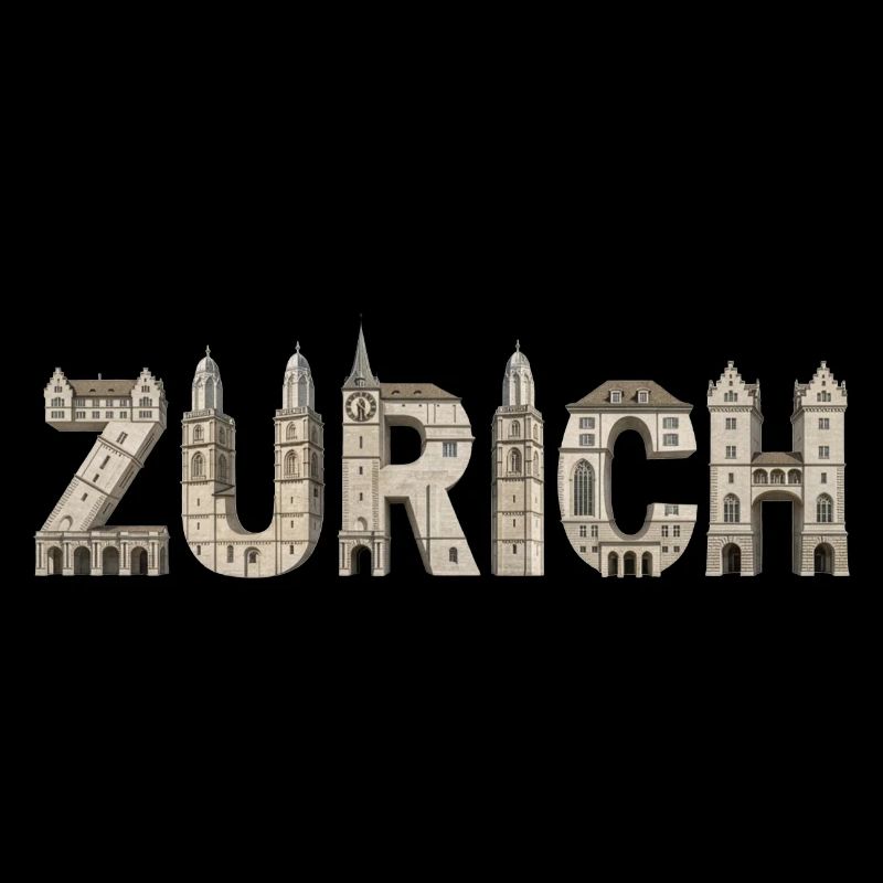 Zurich Architecture Typography