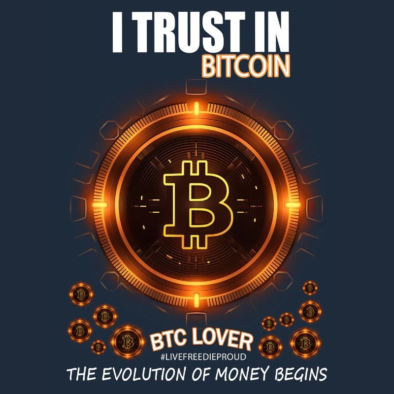 ICH VERTRAUE AUF BITCOIN BTC EVOLUTION DES GELDES