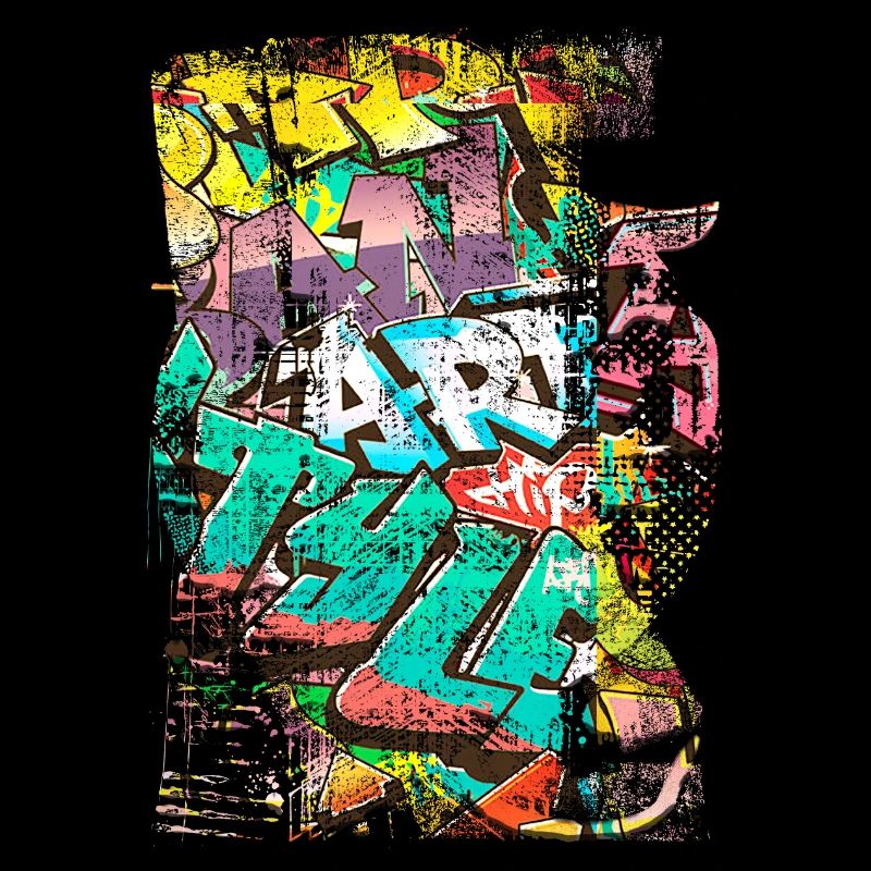 Graffiti style Splash hip hop colors painter color