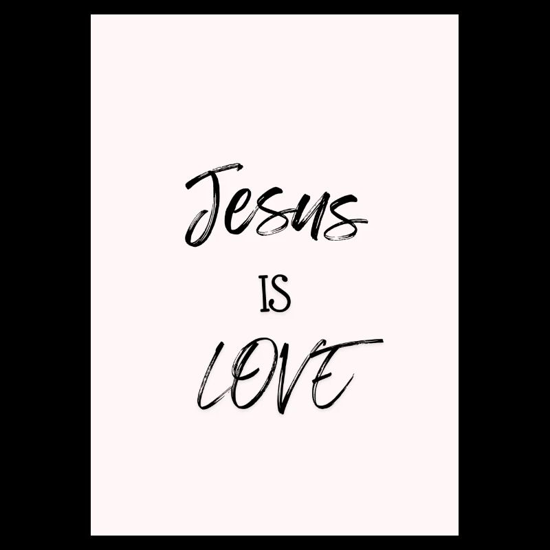 Jesus is Love Design