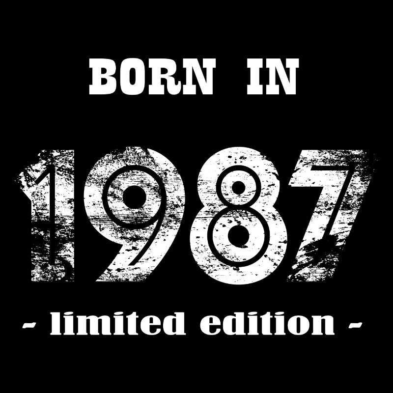BORN IN 1987 - limited edition