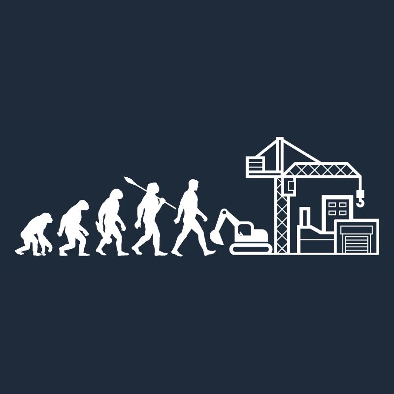 Evolution - Construction Site - Construction Worker