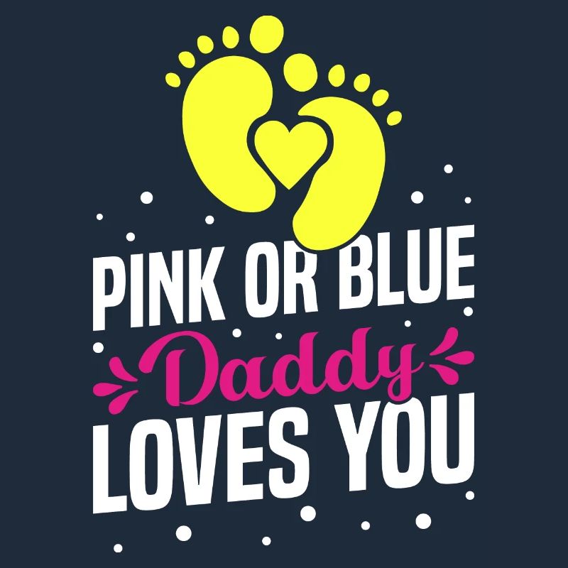 pink oder blau Papa wird dich lieben