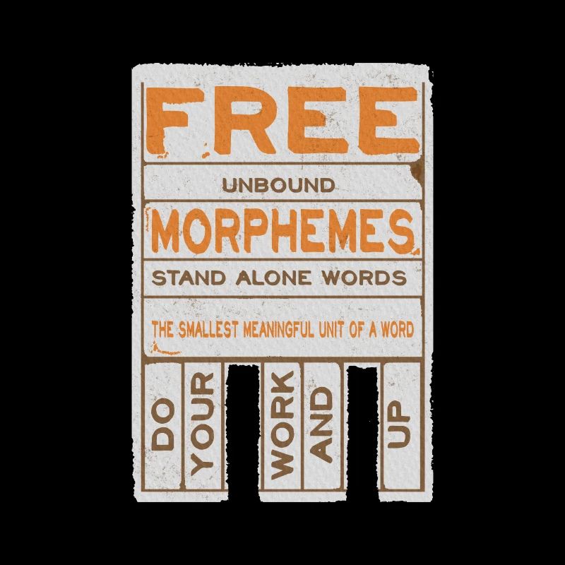 Morphèmes libres drôles alphabétisation structurée