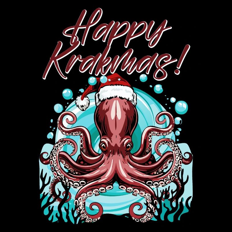 Frohe Krakmas! (Weihnachts-Oktopus)