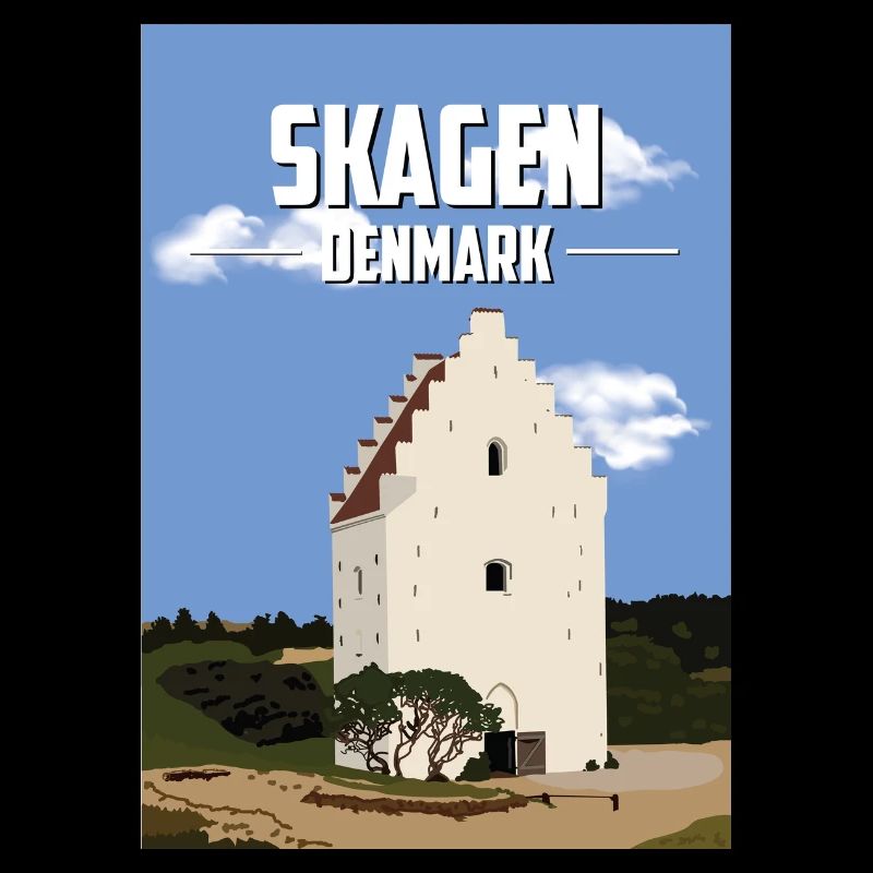 Skagen Danemark Affiche de voyage