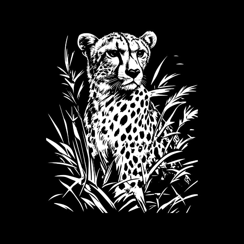 Cheetah Floral Graphic