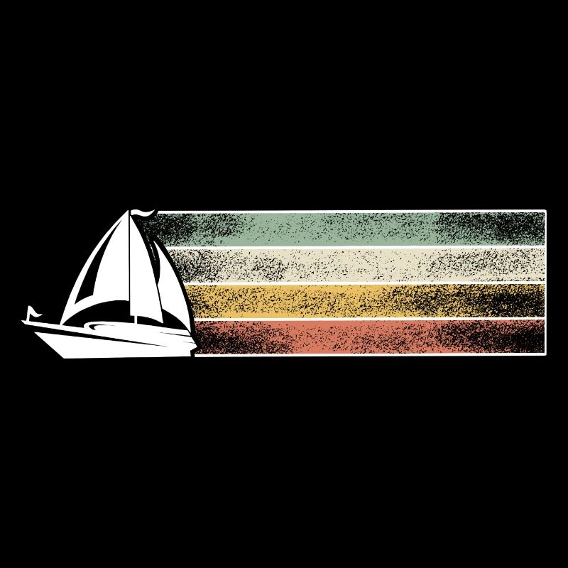 Segeln Segler Segelboot Retro Vintage