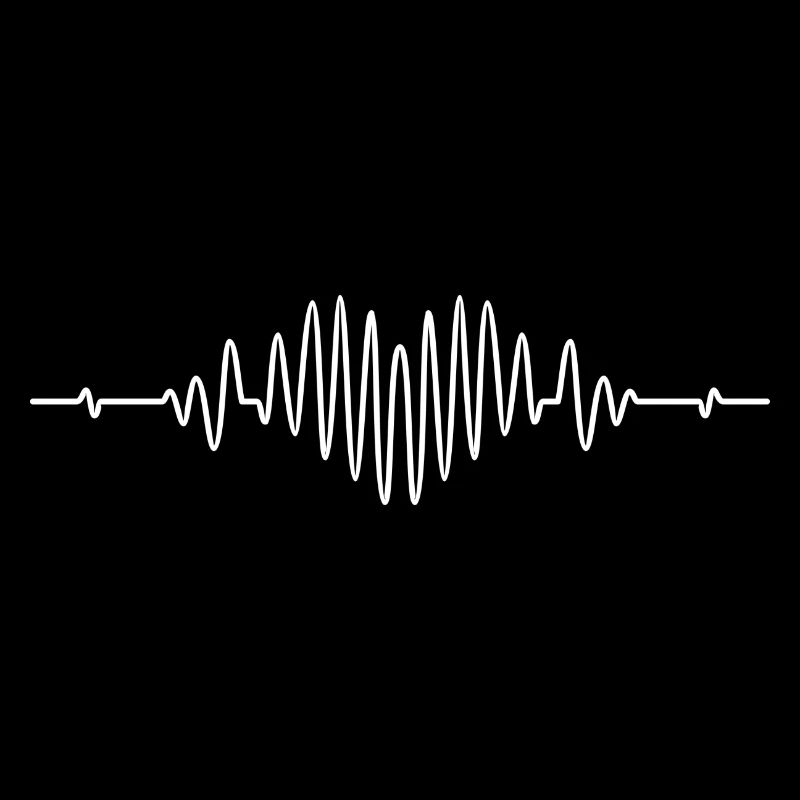 Pulse Wave Line Art