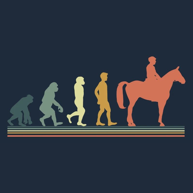 Evolution cheval