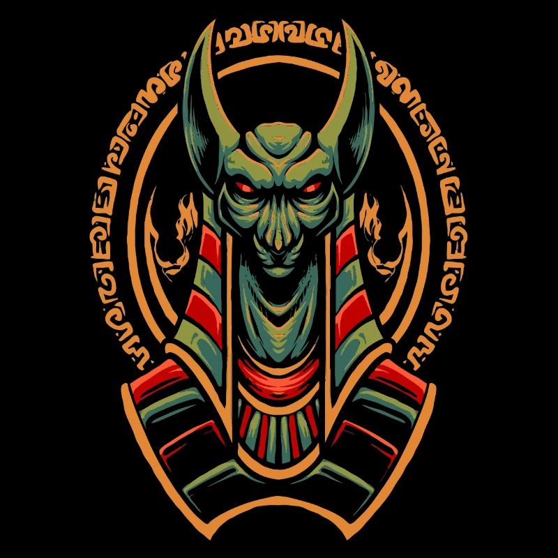 Hiéroglyphe égyptien drapeau du Nil pyramide du pharaon Le Caire