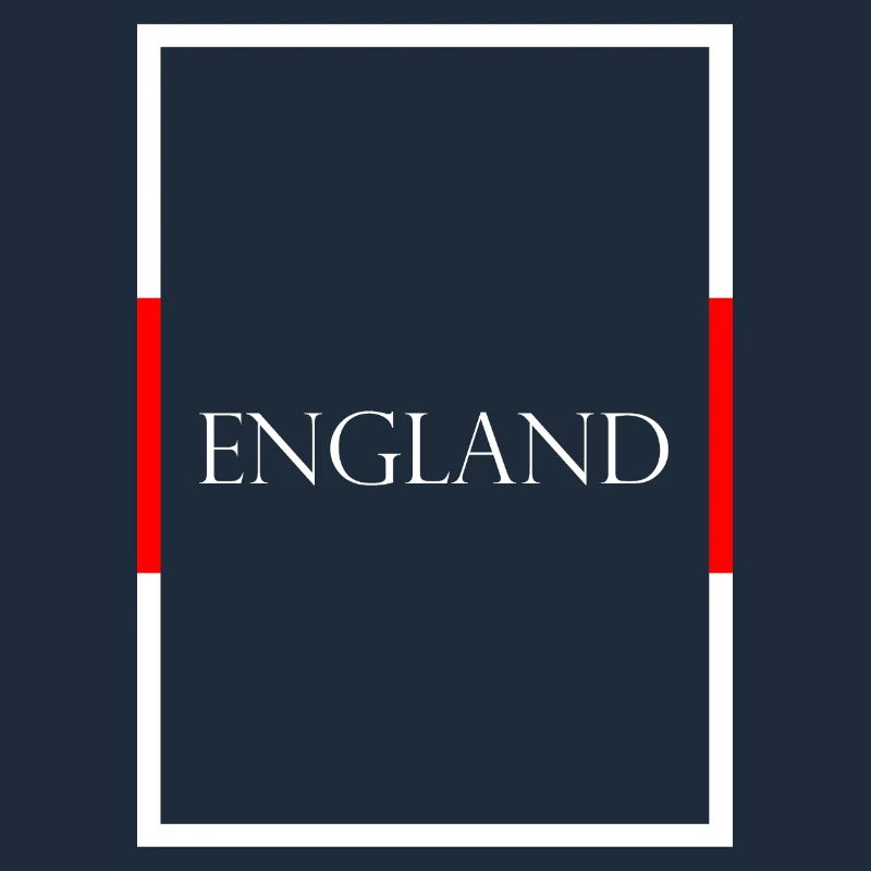 Angleterre, Royaume-Uni, Lettrage de déclaration avec drapeau