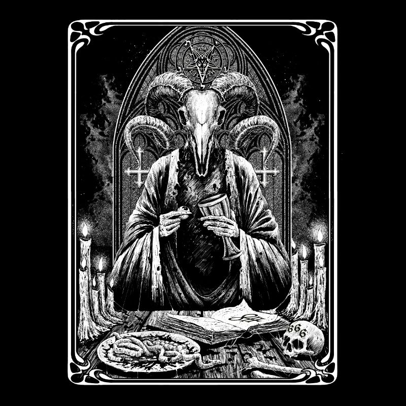 Satanic Occult Dark Art Devil 666 Pentagram