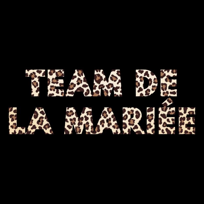 Team de la mariée léopard