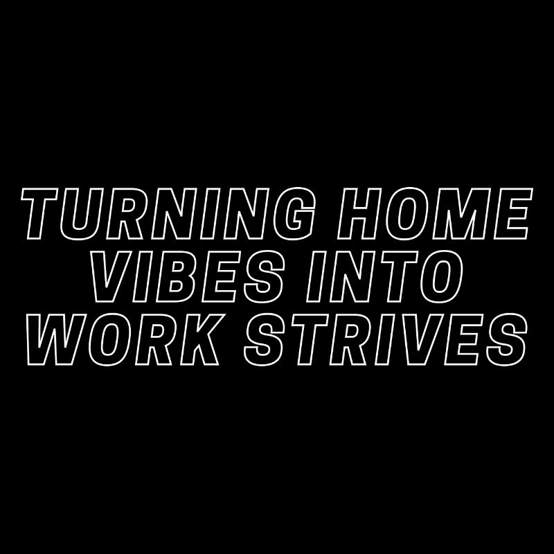 les vibrations de la maison en cadeaux de travail
