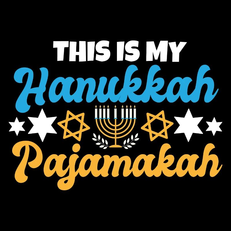C’est mon pyjama de Hanoukka juif assorti