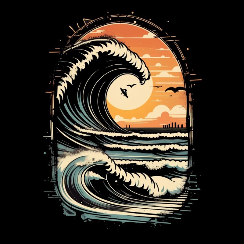 surf plage palmier soleil vacances