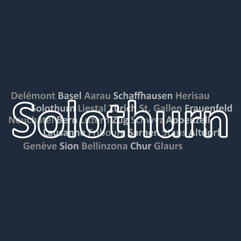 Schweizer Städte Solothurn