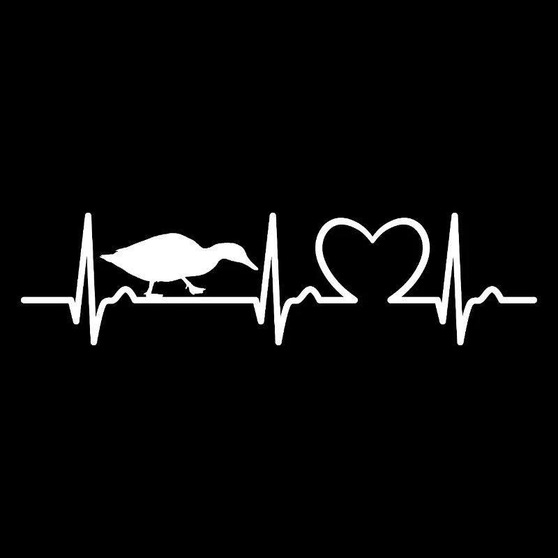 ECG Curve - Heart Curve - Pulse - Duck - Natural
