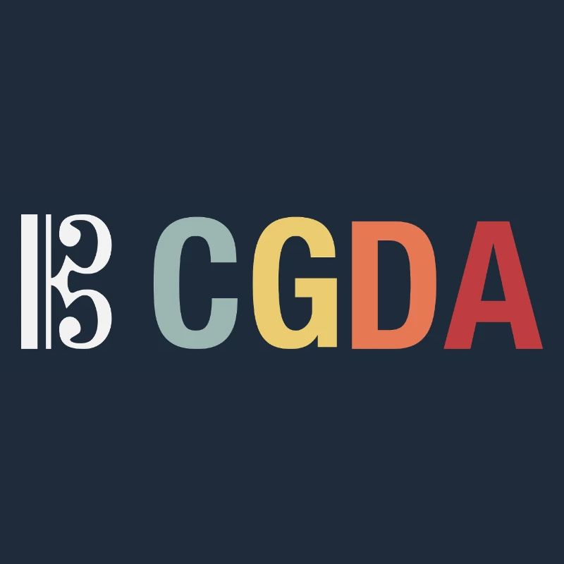 CGDA viola tuning string musician retro