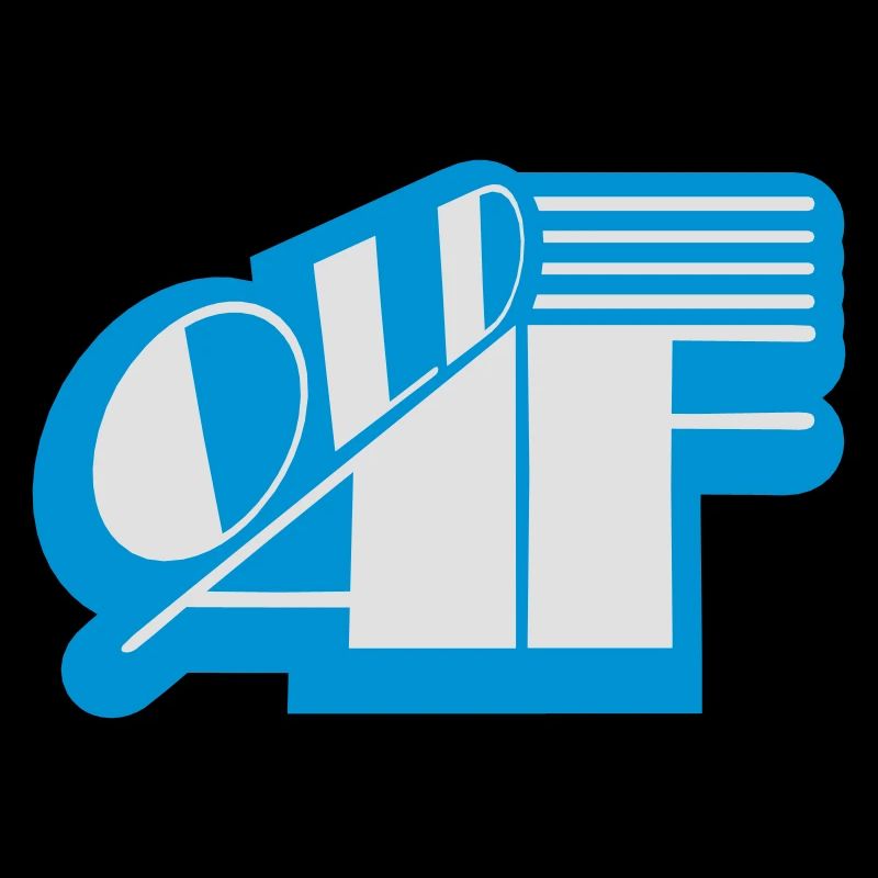 old AF Text Logo