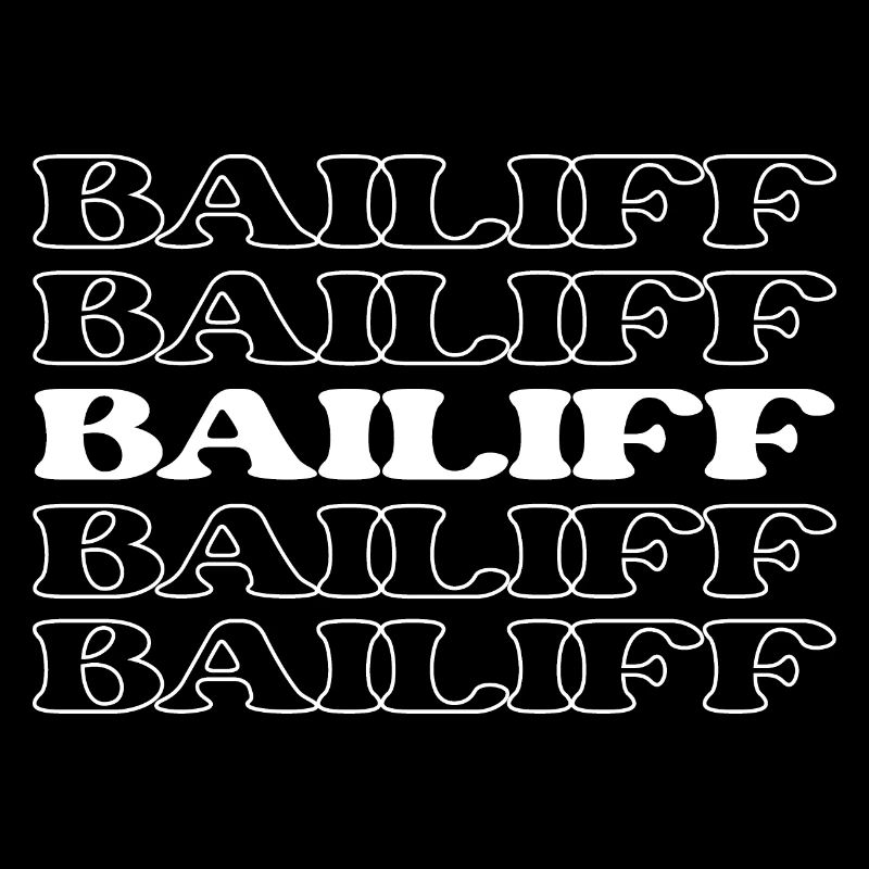Bailiff Sheriff Marshall Law Officer Constable