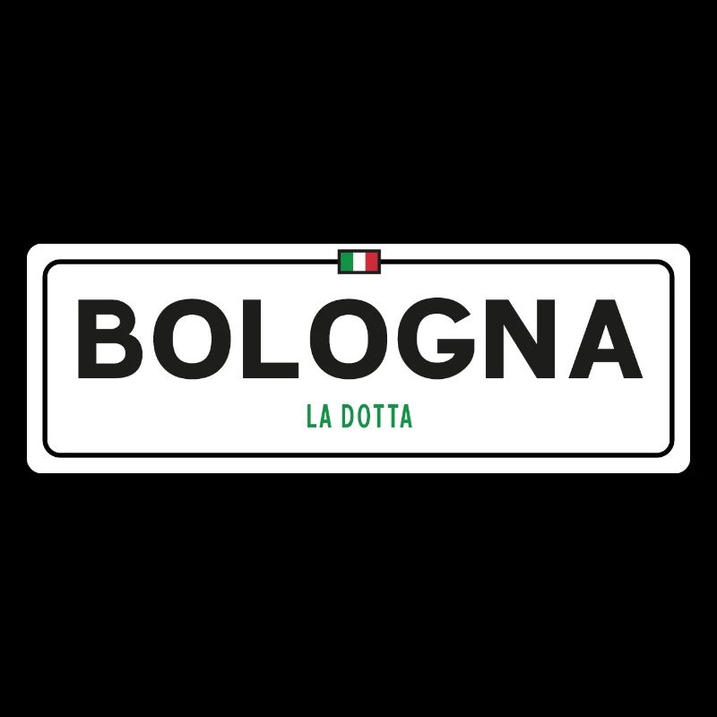 Panneau toponymique de Bologne