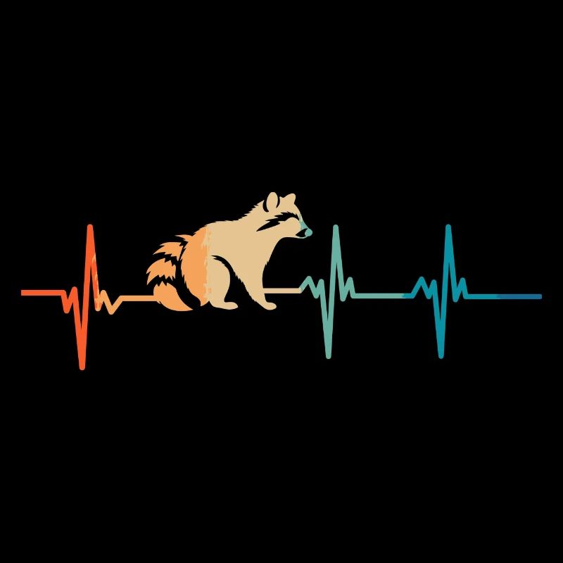 Waschbär-Herzschlag
