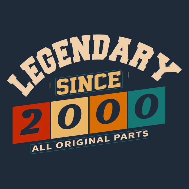 Legendary 2000 Vintage Retro Anniversary