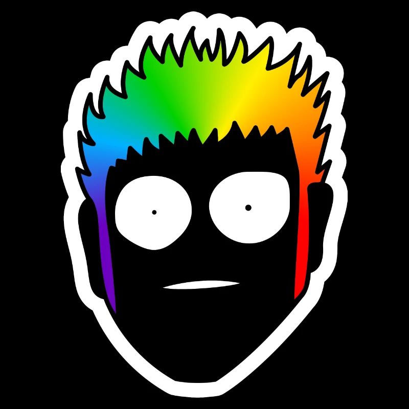 Choqué avec des yeux écarquillés : Sticky Queer Pride
