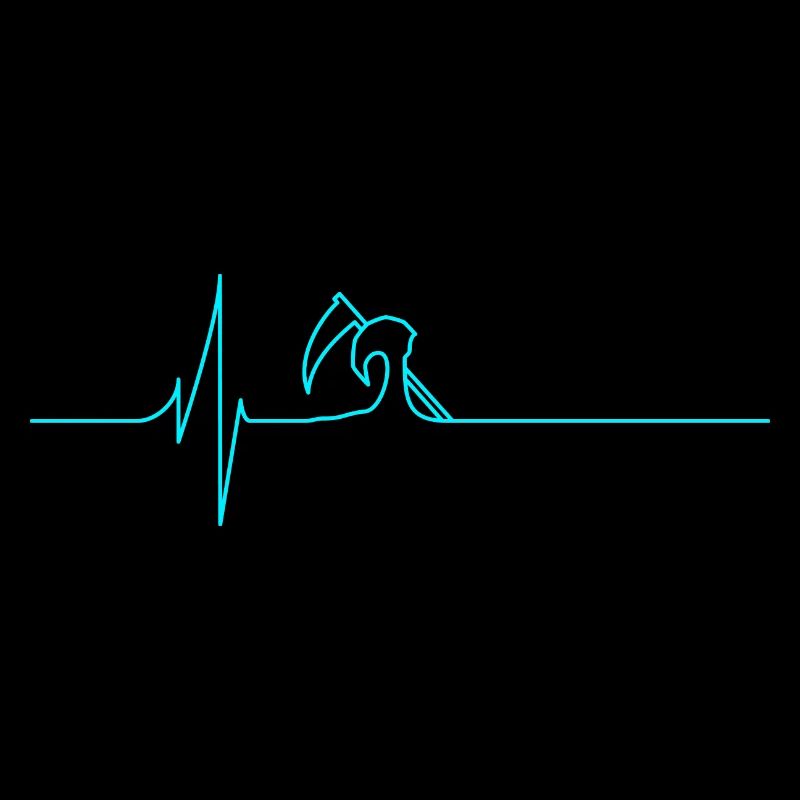 Électrocardiogramme - La Mort - Bleu